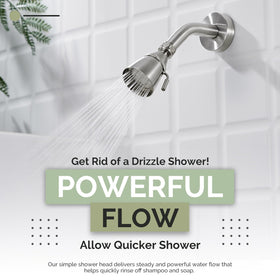 Angle Simple shower head swivel joint enables 360-degree positioning for customized showers