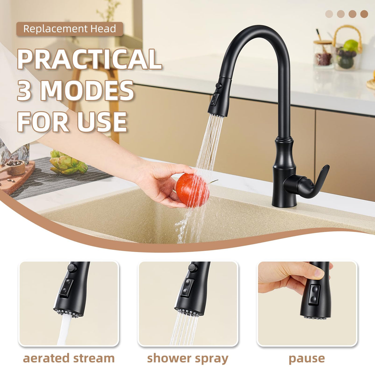 Angle Simple sprayer in spray mode offers flexible cleaning.