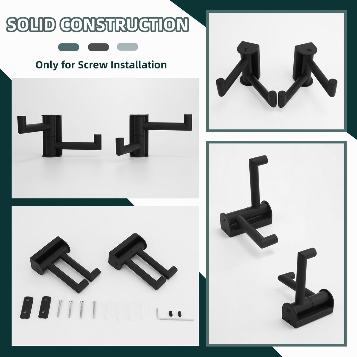Angle Simple space-saving bathroom accessory keeps walls uncluttered.