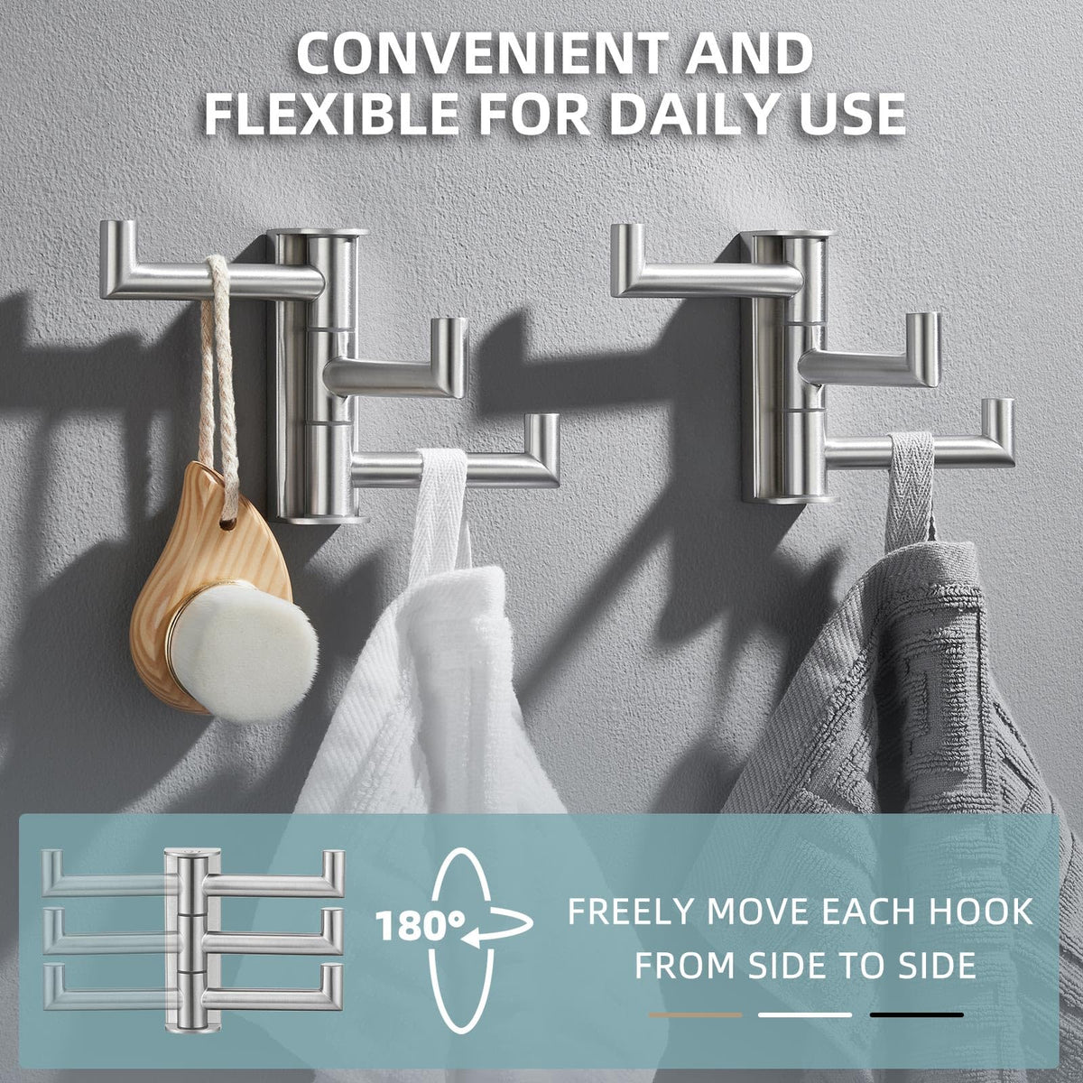 Angle Simple brushed nickel finish fits modern bathrooms and kitchens.