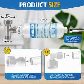 Adapter connection kit enables seamless integration with most hoses.