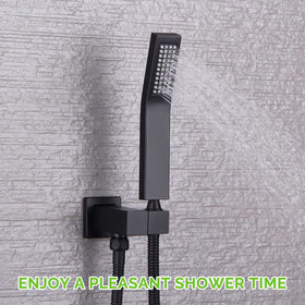 Angle Simple matte black coating adds modern style to bathroom fixtures