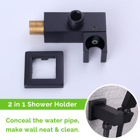 Angle Simple 45-degree adjustable angle for a more comfortable shower