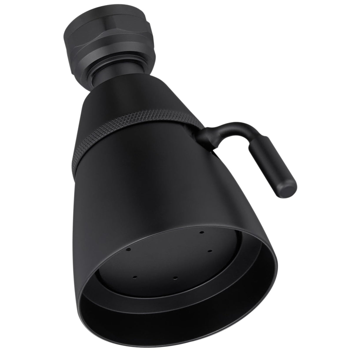 Angle Simple brass high-flow shower head for spa-like rinse at home
