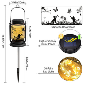 ANGMLN mason jar solar lantern lid with retro charm at night