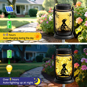 ANGMLN waterproof-outdoor-lantern withstands rain, snow, and wind for reliable evenings.