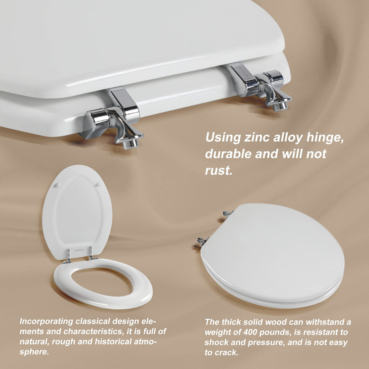 Clear installation steps shown with Angol Shiold seat.