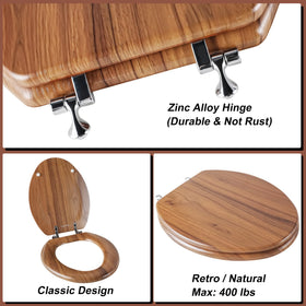 Angol Shiold zinc hinges provide sturdy, smooth lid operation.
