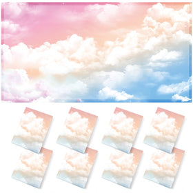 ANGSYLTH rainbow diffuser covers soften overhead light in a classroom