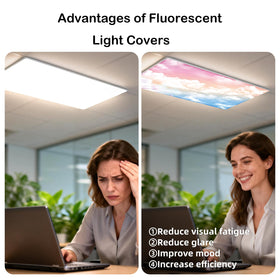 ANGSYLTH quick-install light covers for bulk replacements in classrooms