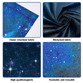ANGSYLTH magnetic covers minimize glare while preserving room brightness.