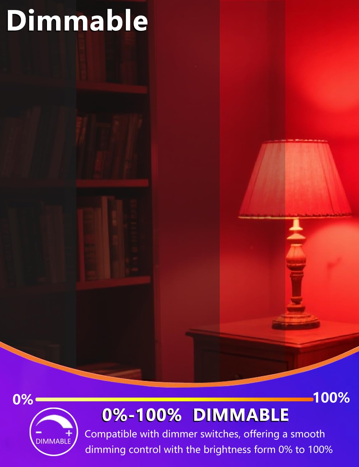 Angyues E26 socket night light fits most lamps for easy nighttime setup.