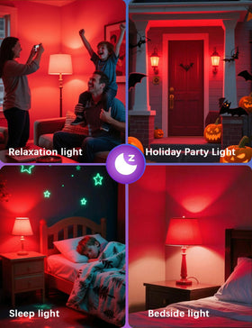 Angyues low-energy red night light helps reduce energy use during night hours.