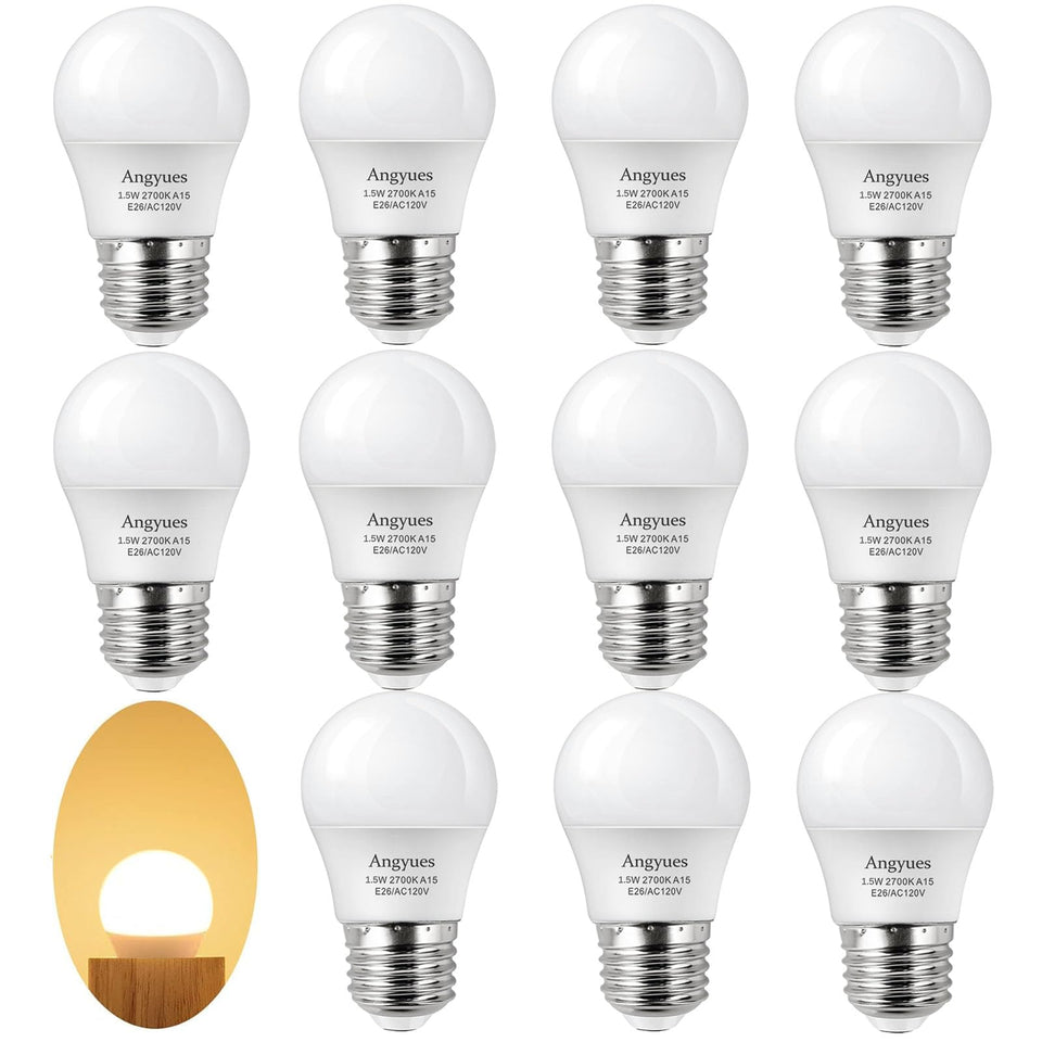 Angyues soft white 2700K LED bulb for warm, comfortable bedroom lighting