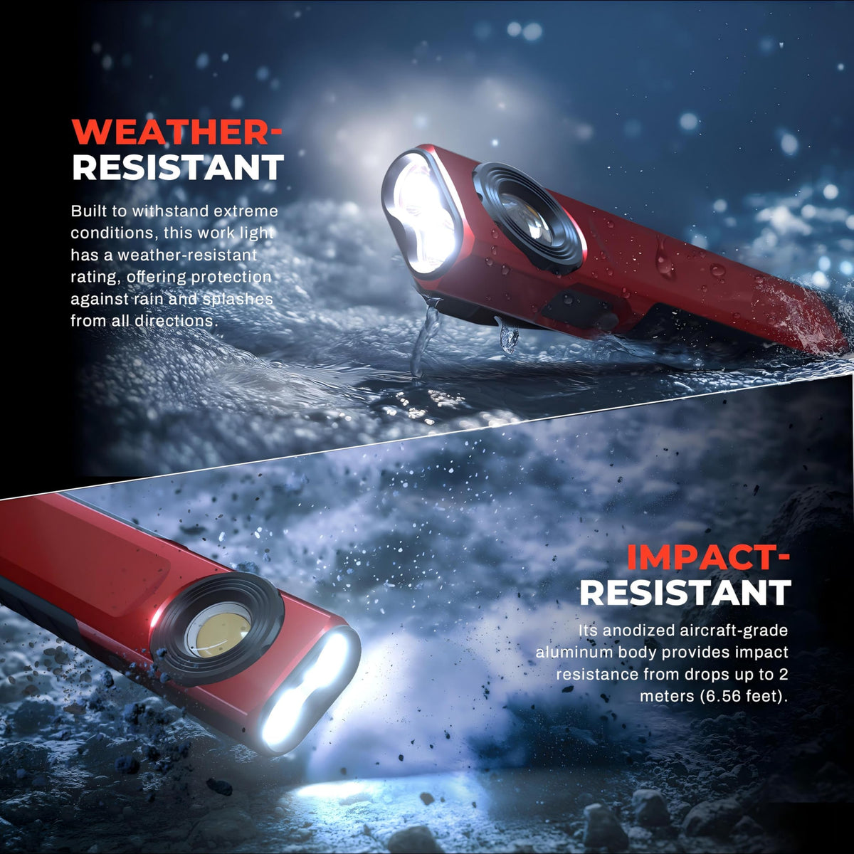 Anhay flashlight pocket-size design ready for everyday carry.