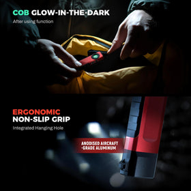 Anhay flashlight waterproof and dustproof seal for tough conditions.