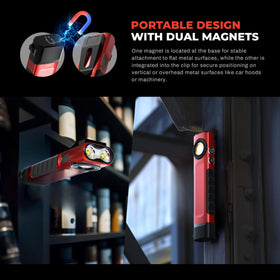 Anhay flashlight turbo mode action for quick brightness boost.