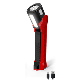 Anhay Rechargeable Work Light 1200 lumens for precise car repairs in dim garages.