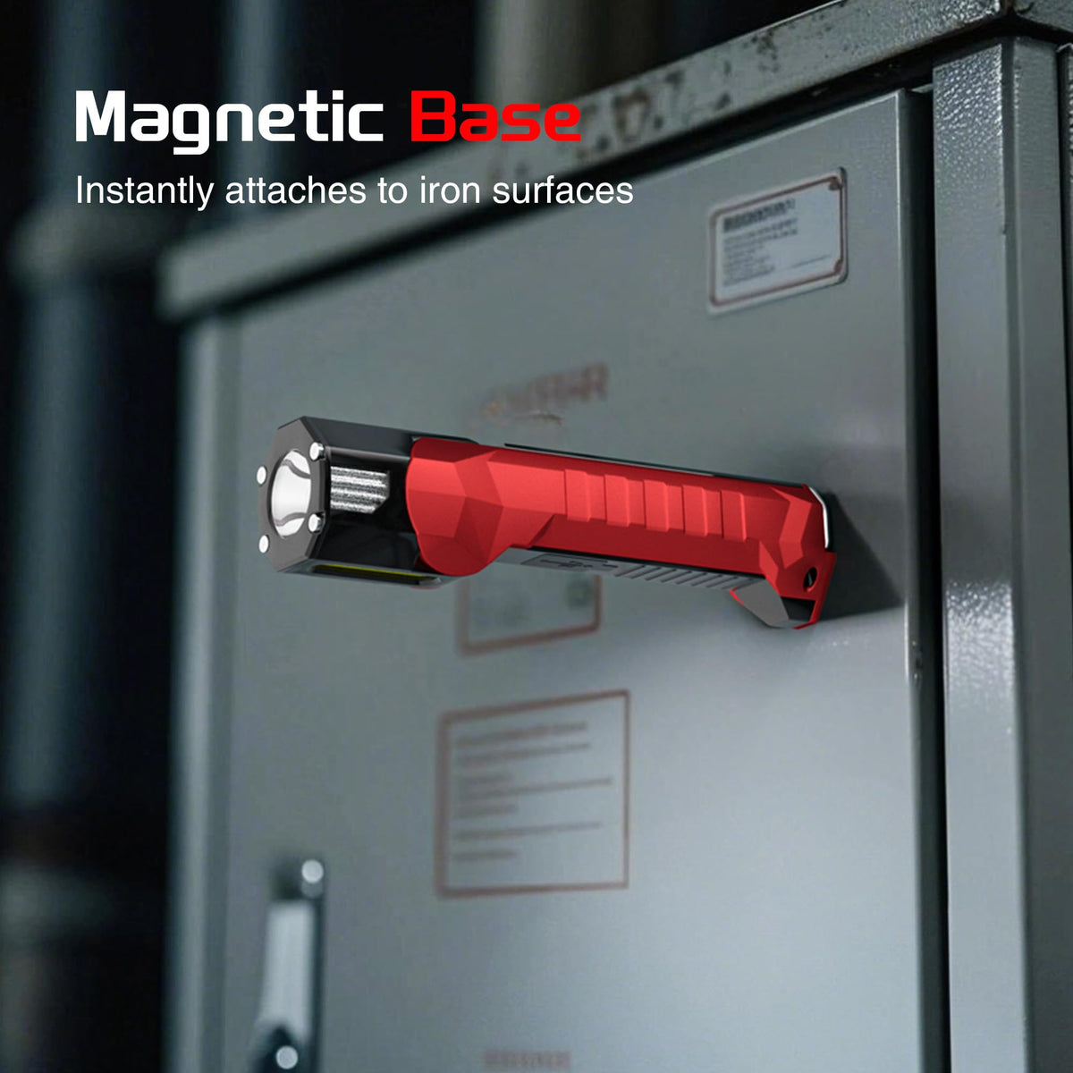 Anhay Rechargeable Work Light features Iron Hooks for easy hanging.