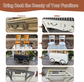 Anirun White Paint surface cleaning step demonstrates water cleanup.