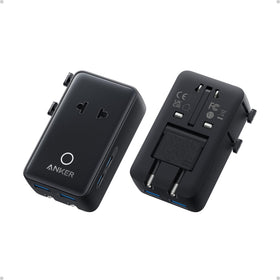 Anker Nano Travel Adapter compact design for easy packing and travel.