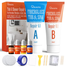 Ankita tub repair kit color-match palette blends with tub finishes