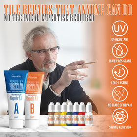 Ankita Tile Repair Kit crack adhesion ensures strong bonds on chips and cracks.