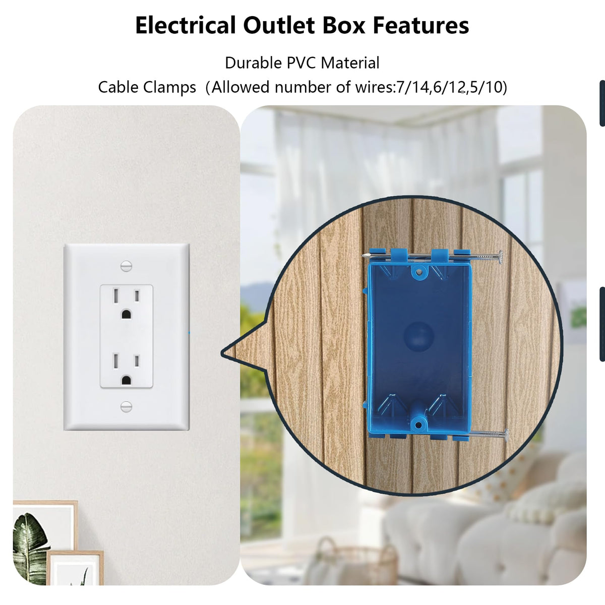 ANKYLHUA 18 cu in capacity blue box ideal for typical switches.