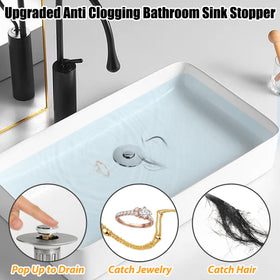 Anlige 3in1 pop-up stopper universal fit 1-6 inch drain.