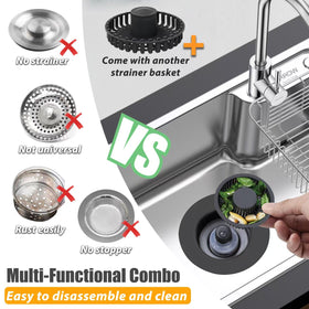 Anlige extra basket strainer, added for catching debris and easier cleaning