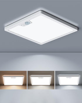 Annaror 12in motion ceiling light in a bright room, ideal for hands-free entry