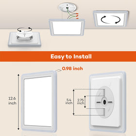 Annaror ceiling light compatible with Alexa and Google Home for voice control