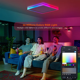Annaror RGB ceiling light offering 3000K to 6500K white temperatures and colors
