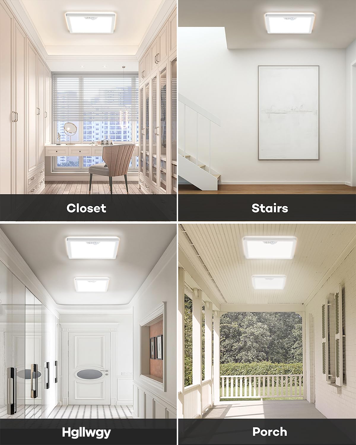 Ultra-thin 0.98-inch profile suits narrow ceilings