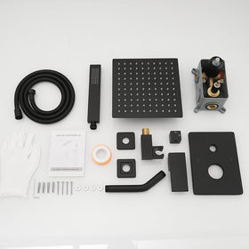 Annazom complete shower kit includes all mounting hardware