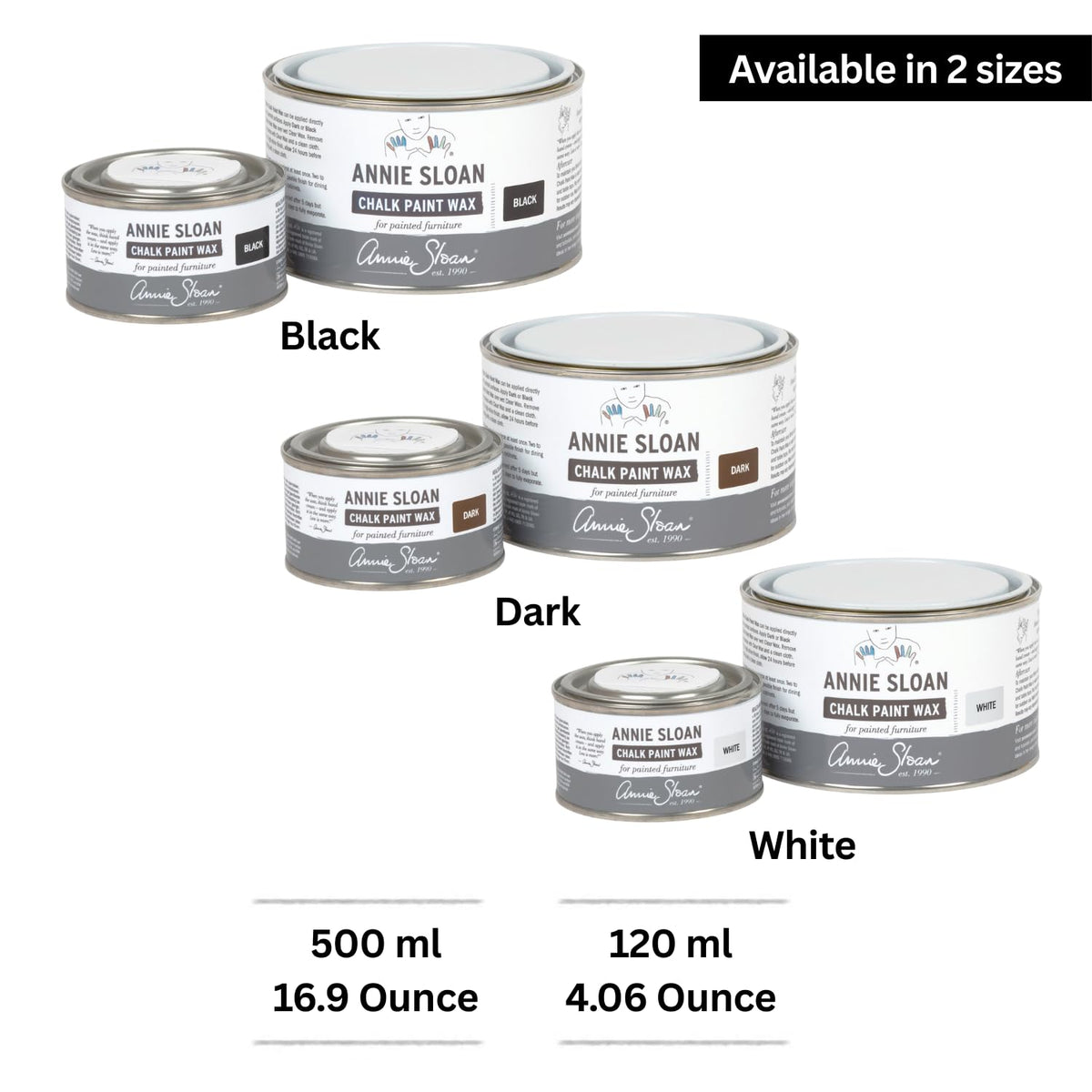 Annie Sloan Chalk Paint furniture with wax protection on cabinets and dressers.