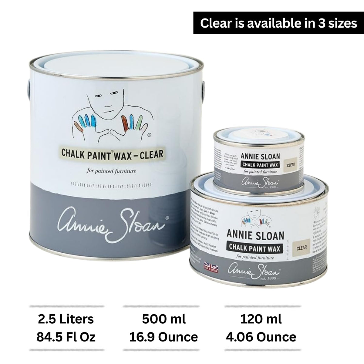 Close-up reveals a smooth matte finish from Annie Sloan Chalk Paint Wax.
