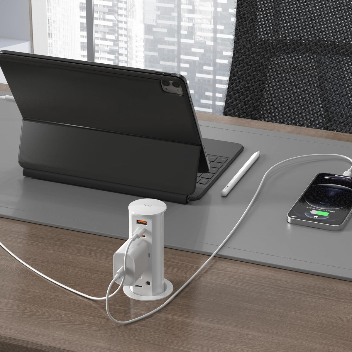 ANNQUAN ideal for home offices and kitchens with organized power