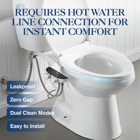 Install guide for the ANNWA bidet attachment on a toilet