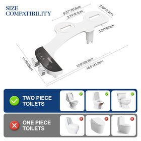 Self-cleaning feature of the ANNWA bidet attachment protecting hygiene