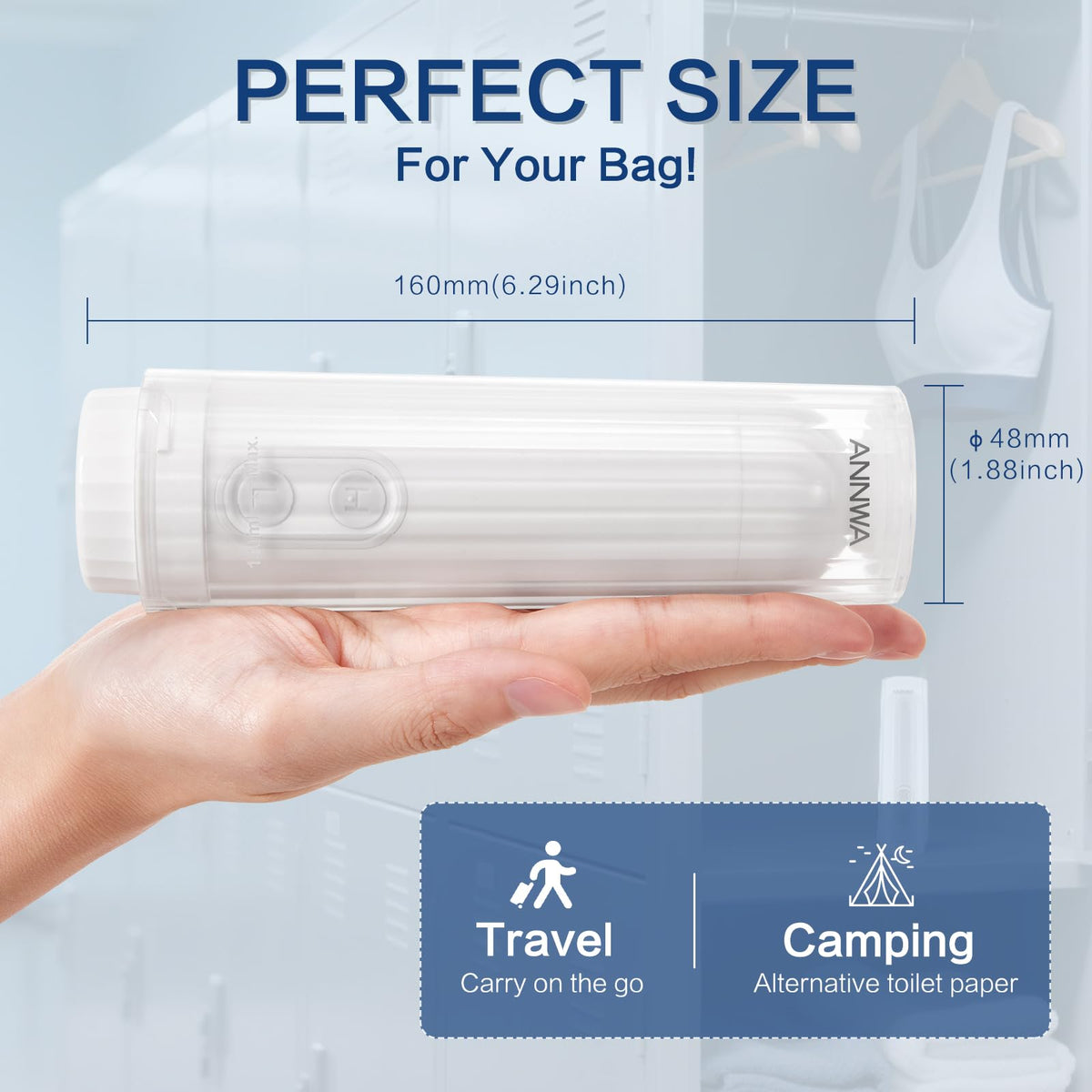 ANNWA bidet detachable nozzle shown for simple maintenance