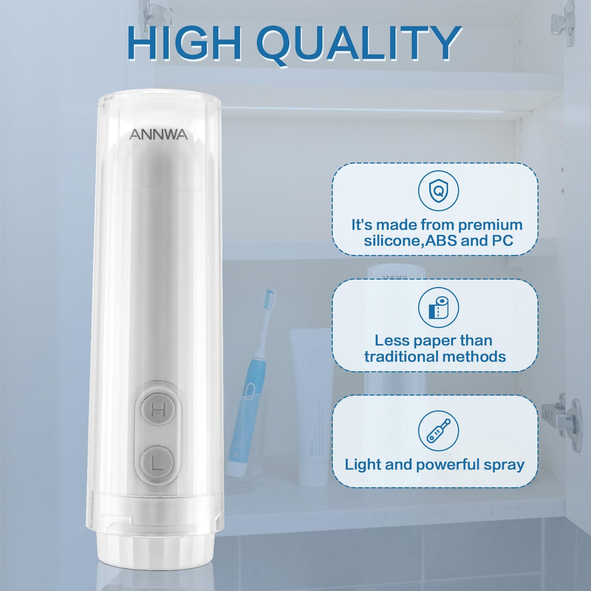 ANNWA postpartum care bidet setup for postpartum cleansing