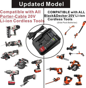 ANOITD 20V fast charger in car enables on-the-go charging for professionals.