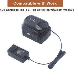 ANOITD WA3877 compatibility diagram; broad 40V Worx battery support.