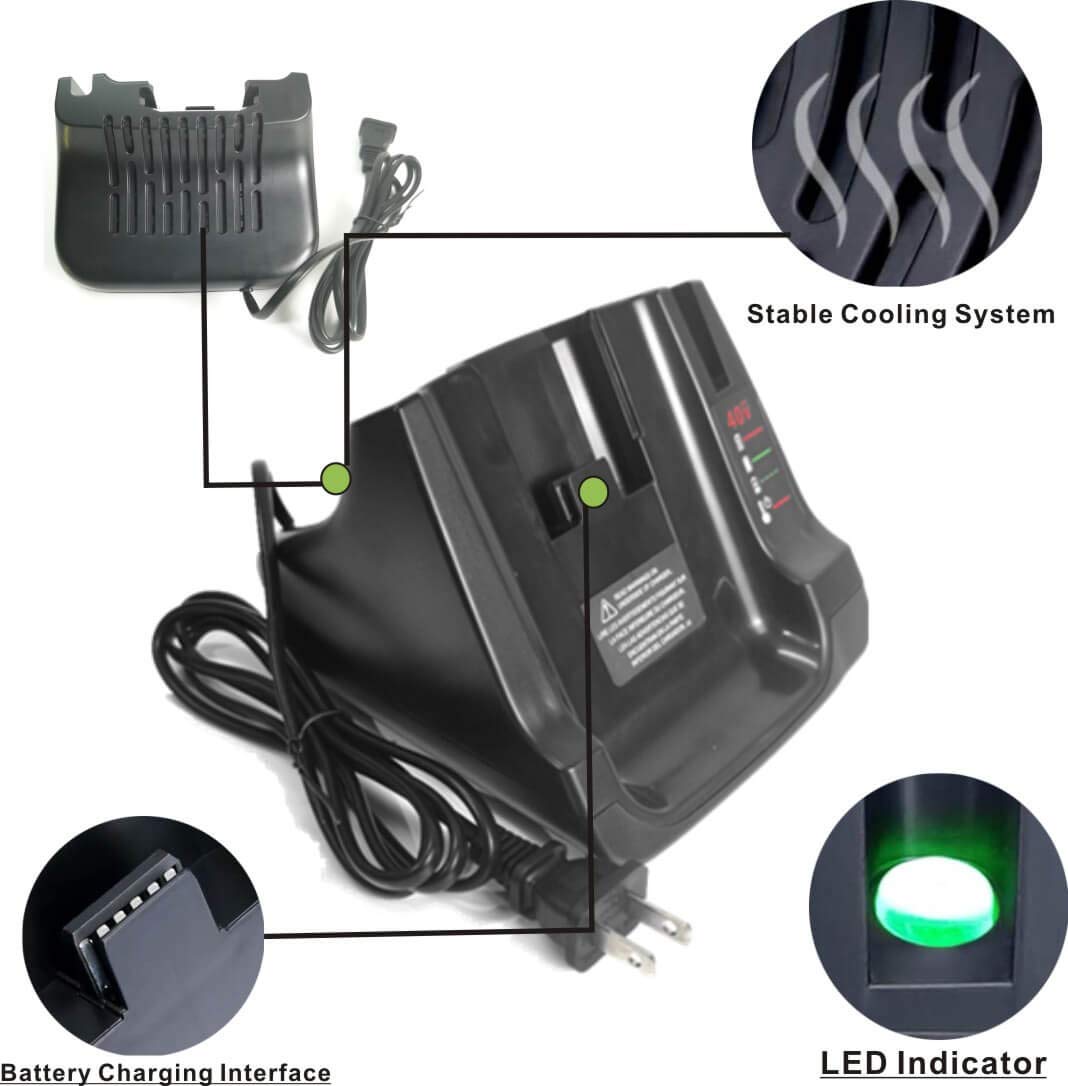 ANOITD compact charger design suitable for workshop or job site