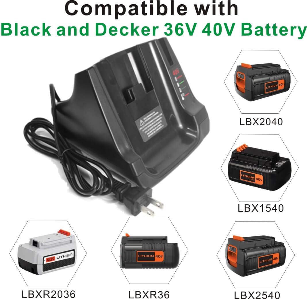 ANOITD LCS36 side view compact charger for workspace storage