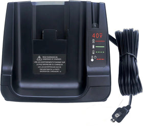 ANOITD LCS40 front view fast charger powering 40V batteries