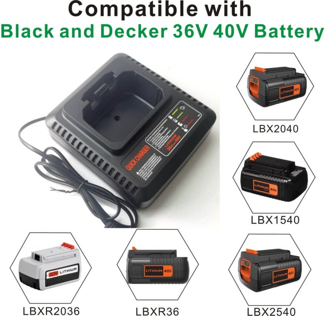 ANOITD LCS40 LED indicator close-up shows charging status at a glance.
