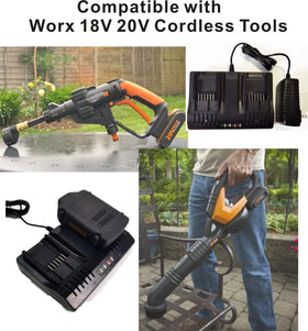 ANOITD WA3875 compatibility with Worx 20V batteries enables flexibility.
