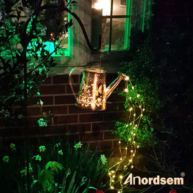 Anordsem easy-mount solar lantern for versatile outdoor decor
